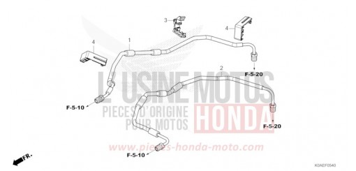 FRONT BRAKE PIPE CBF300NAN de 2022
